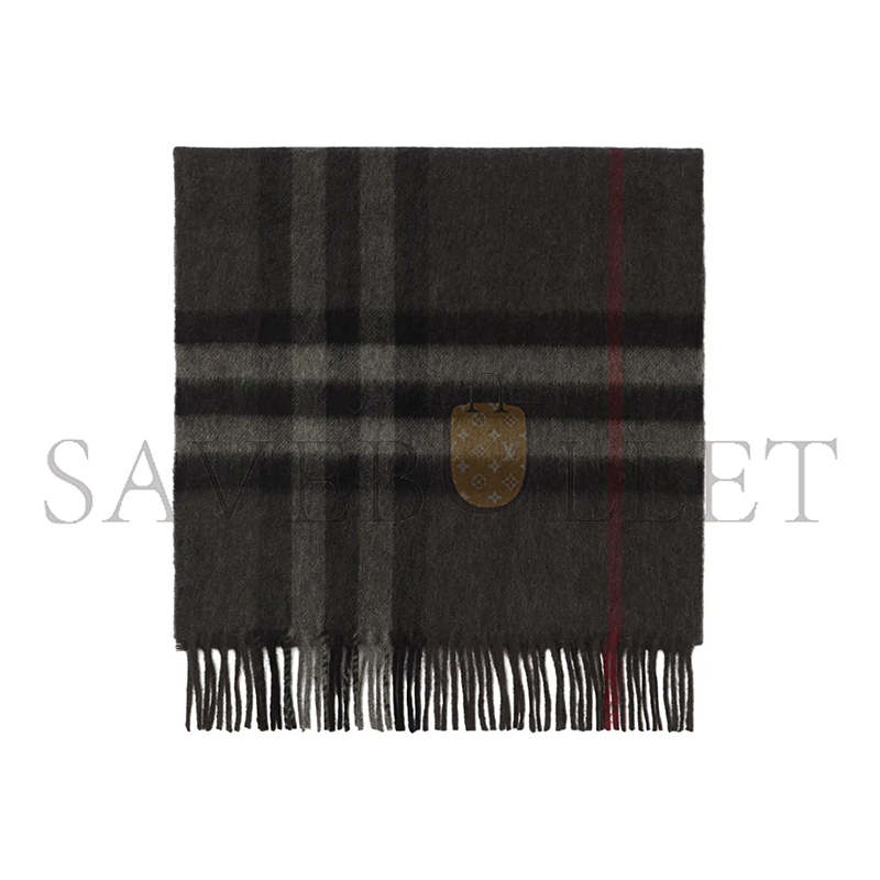 BURBERRY PLAID CASHMERE SCARF 22898544 (168*30cm)